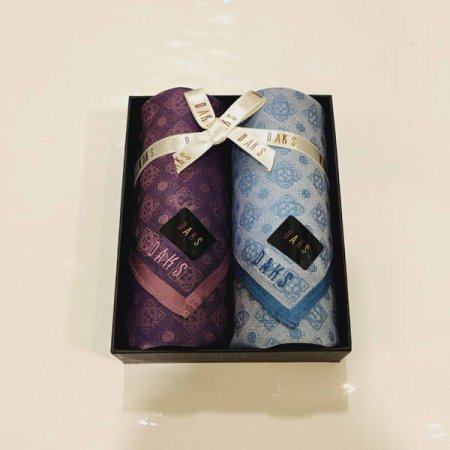 남녀2매 선염 손수건 세트