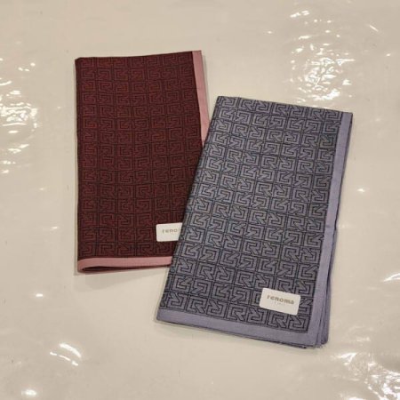 레노마 남녀1매 선염 손수건