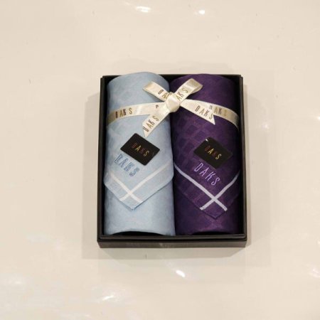 남녀2매 선염 손수건 세트