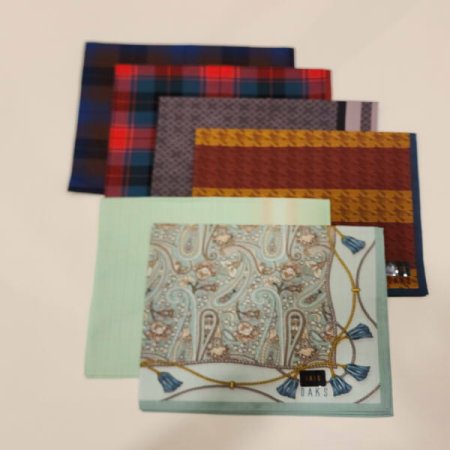 남녀1매 선염 손수건5종 택1