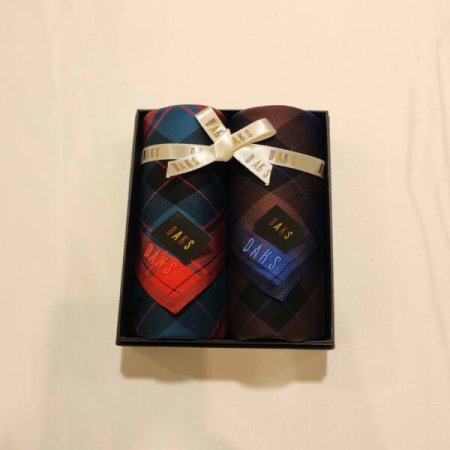 남녀2매 선염 손수건 세트