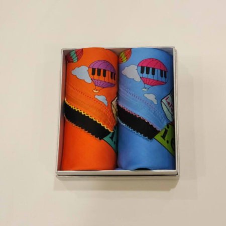 아이엘드 남녀2매 나염 손수건 세트