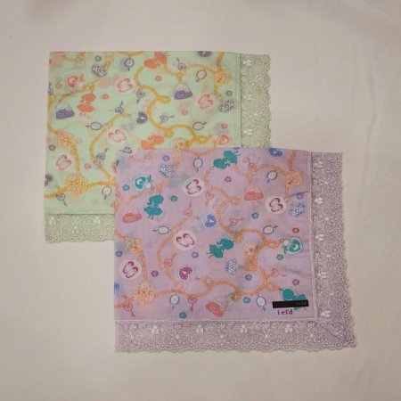 아이엘드 남녀1매 사면레이스 손수건