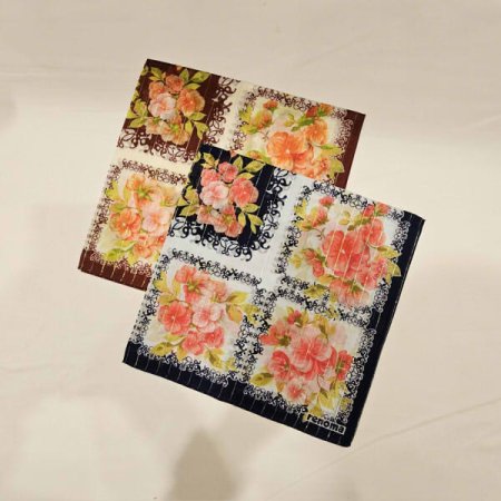 레노마 남녀1매 나염 손 수건