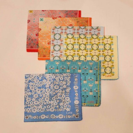 남녀1매 미니 스칼롭 손수건4종 택1