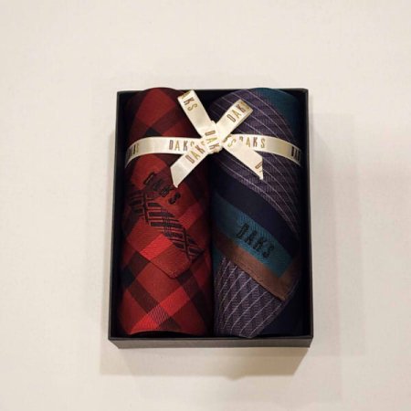 남녀2매 선염 손수건 세트