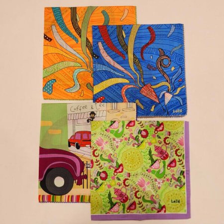 아이엘드 남녀1매 나염 손수건3종 택1