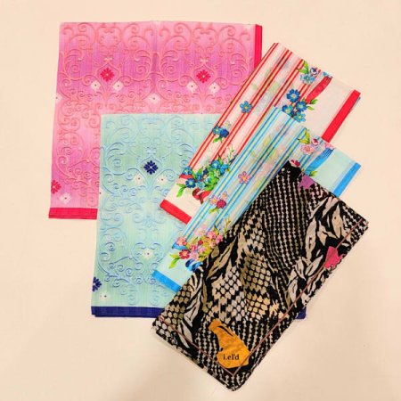 아이엘드 남녀1매 나염 면대손수건3종 택1