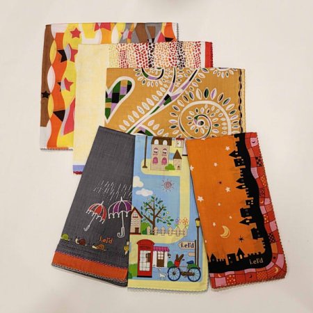 남녀1매 나염 손수건매6종 택1