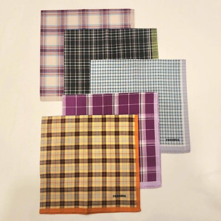 레노마 남녀1매 선염 손수건5종 택1