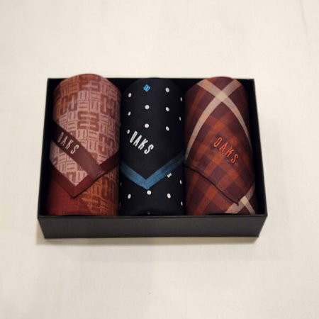 남녀3매 선염혼합 손수건 세트