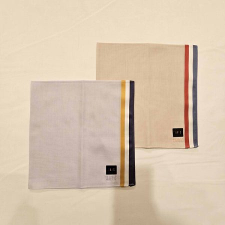 남녀2매 선염 손수건 세트