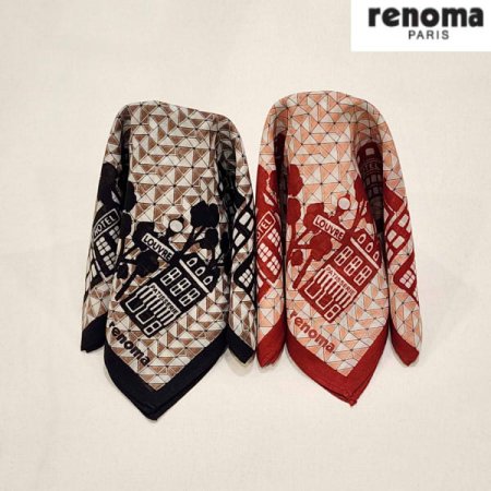 레노마 남녀1매 나염 손수건