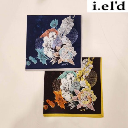 아이엘드 남녀1매 나염 손수건