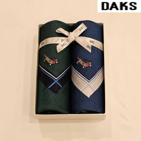 남녀2매 선염 손수건 세트