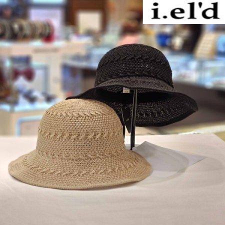 아이엘드 면지사 혼방 모자