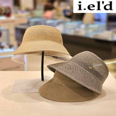 아이엘드 솔리드 린넨 혼방 썬캡
