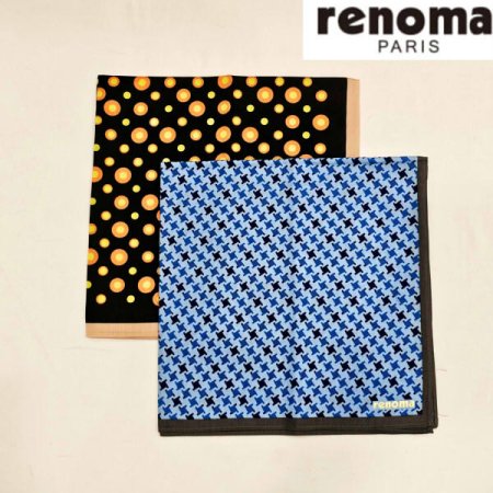 레노마 남녀1매 나염 손수건2종 택1