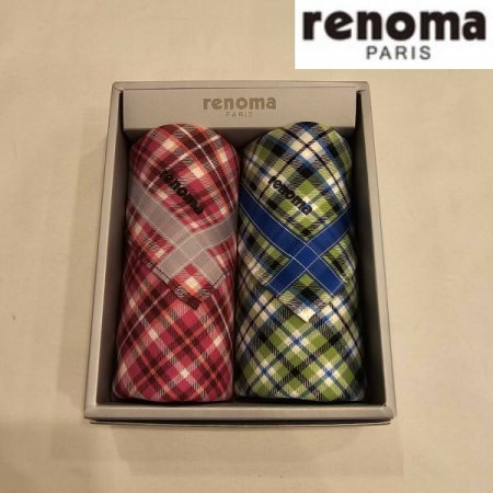 레노마 남녀2매 선염 손수건 세트