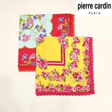 피에르가르뎅 나염 큐빅 손수건 2종 택1