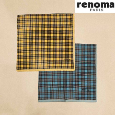 레노마 남녀1매 선염 손수건