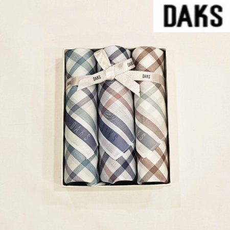 닥스 남녀3매 선염 손수건 세트