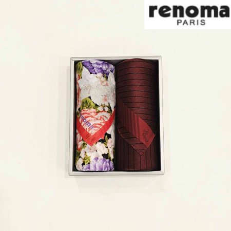 레노마 남녀혼합 2매 손수건 세트