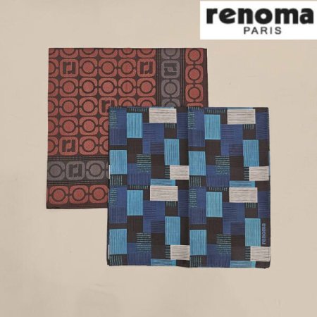 레노마 남녀1매 나염 손수건2종 택1