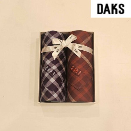닥스 남녀2매 선염 손수건 세트