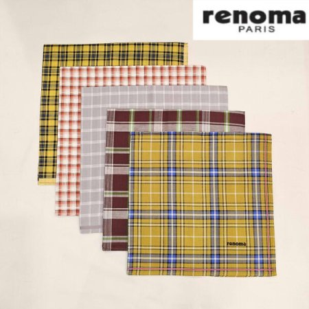 레노마 남녀1매 선염 손수건5종 택1