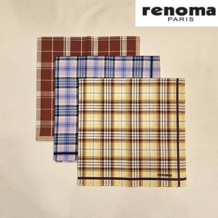 레노마 남녀1매 선염 손수건2종 택1