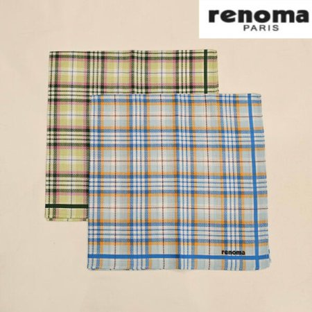 레노마 남녀1매 선염 손수건