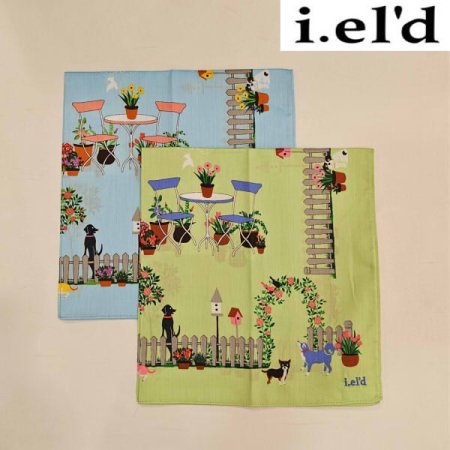 아이엘드 남녀1매 나염 손수건