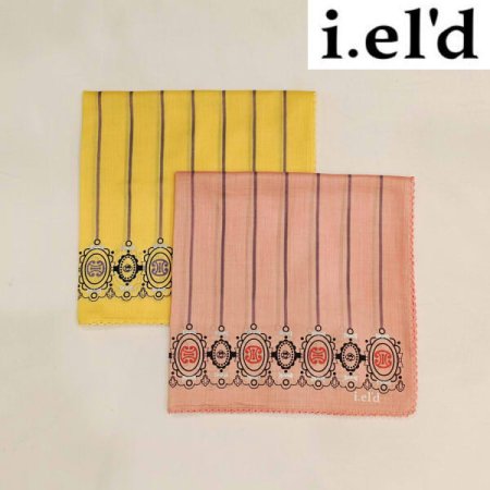 아이엘드 남녀1매 스칼롭 미니 손수건