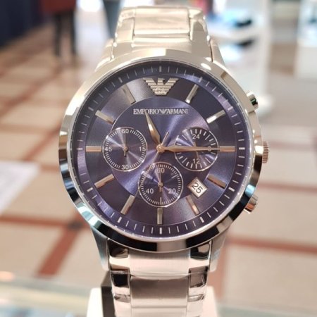 쿼츠 크로노그래프 메탈 남성시계