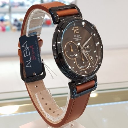 세이코알바 남성 가죽시계