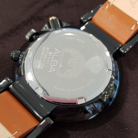 세이코알바 남성 가죽시계