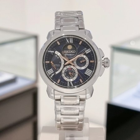 세이코 프리미어 남성 메탈시계