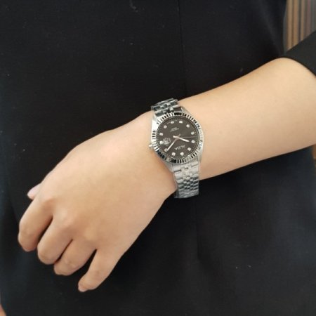 클래식 쿼츠 메탈 여성시계