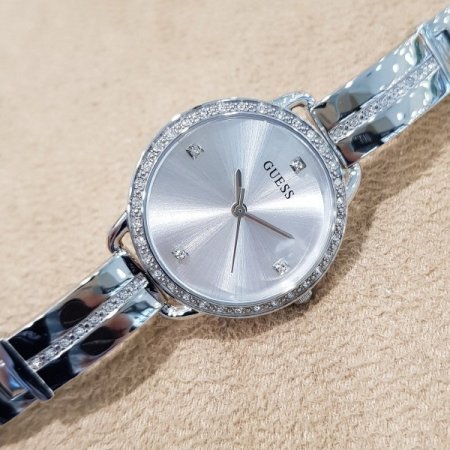 게스 여성 메탈시계