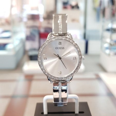 게스 여성 메탈시계