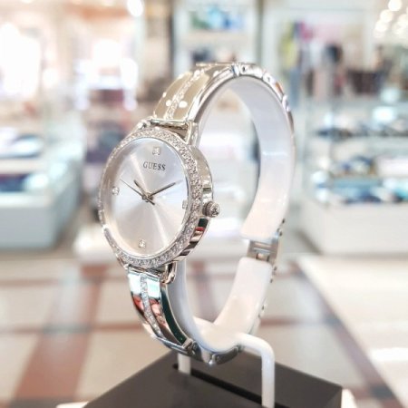 게스 여성 메탈시계