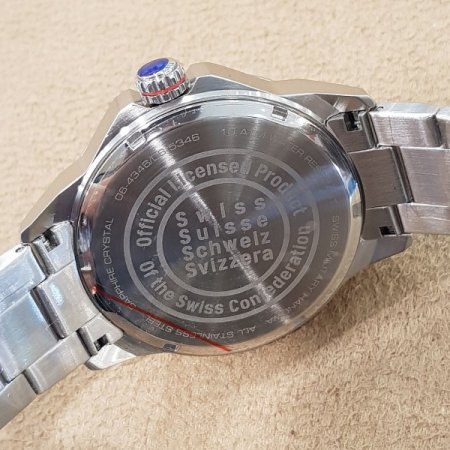 스위스밀리터리 남성 메탈시계