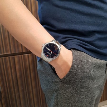 스위스밀리터리 남성 메탈시계