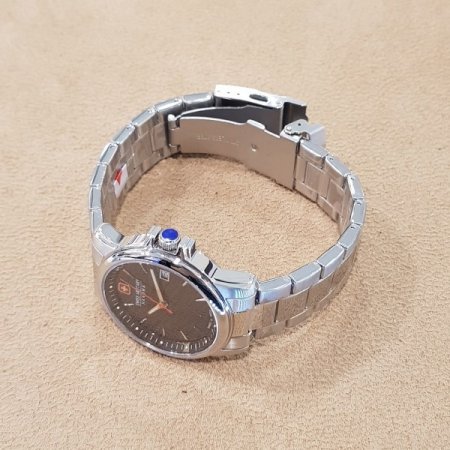 스위스밀리터리 남성 메탈시계