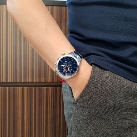 스위스밀리터리 남성 메탈시계