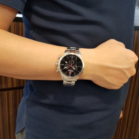 스위스밀리터리 남성 메탈시계