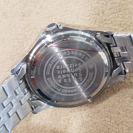 스위스밀리터리 남성 메탈시계