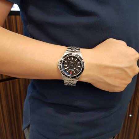 스위스밀리터리 남성 메탈시계