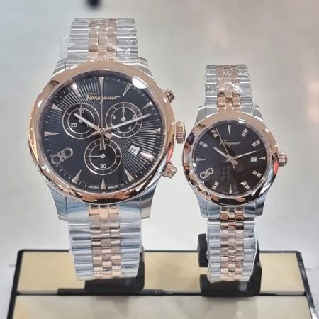 우림정품 페라가모 듀오 커플시계